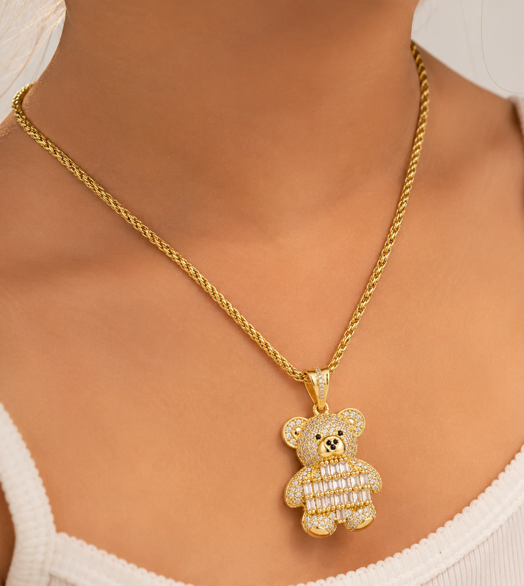 Iced Out Teddy Necklace