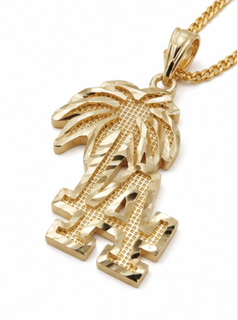 LA Palm Tree Necklace