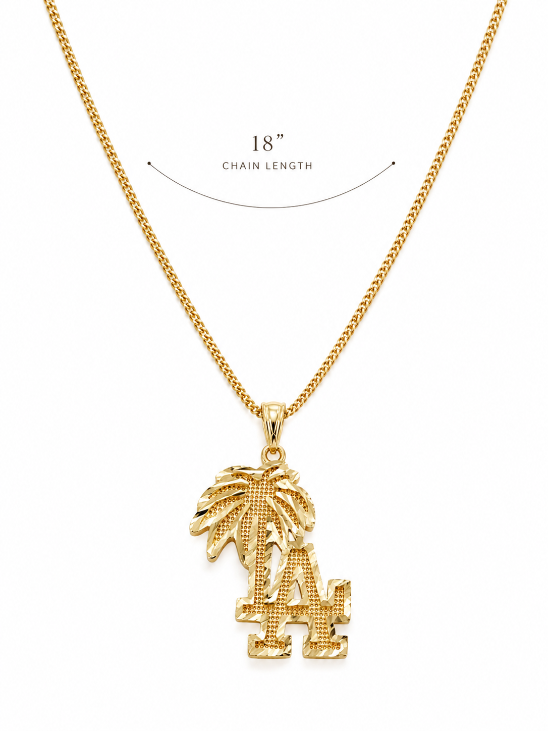 LA Palm Tree Necklace
