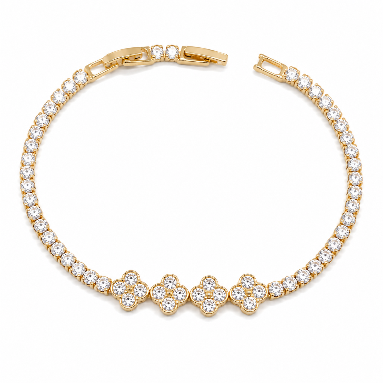 Fleur Tennis Bracelet