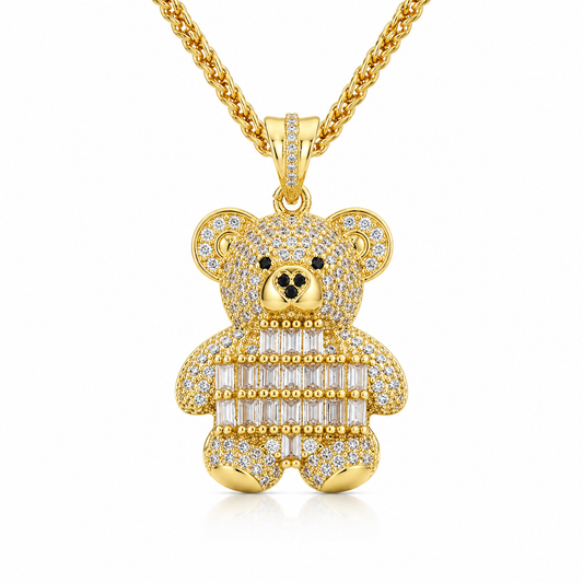 Iced Out Teddy Necklace